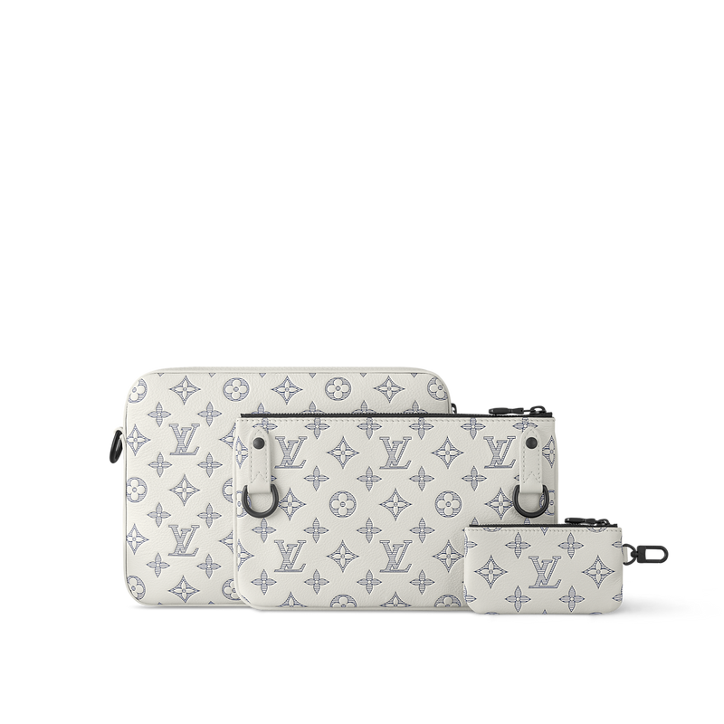 Sac Trio Messenger Blanc