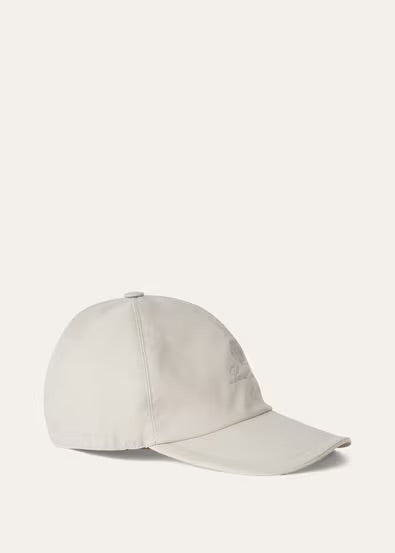 Loro Piana - Casquette Gris Perle/Ivoire