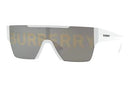 Burberry - Lunettes De Soleil Blanc / Gris Tampo Burberry