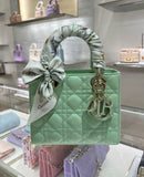 Dior - Sacs Lady Dior Moyen Vert Menthe