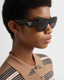 Prada - Lunettes De Soleil Prada Symbole Verres Café