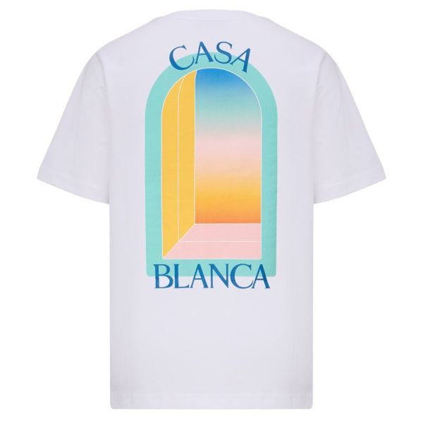 Casablanca - T-shirt L’arche De Jour Blanc