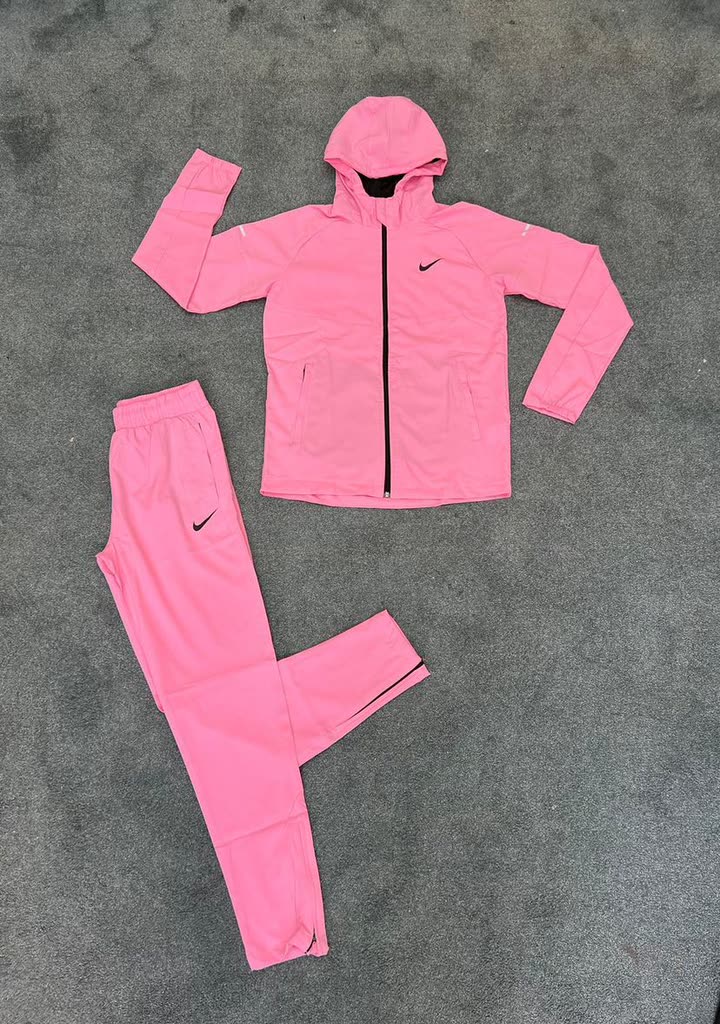 Nike - Survêtement Running Haut & Bas Rose