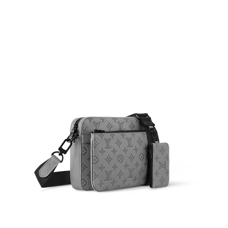 Sac Trio Messenger Gris