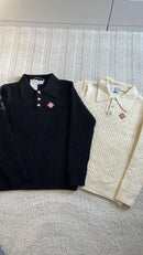 Casablanca - Pull en laine Noir/Blanc