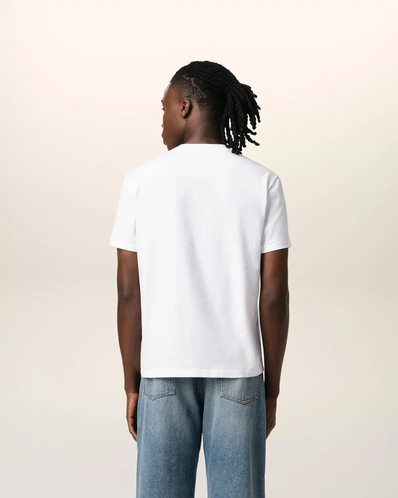 Ami - T-shirt Patch Ami De Cœur en coton Blanc