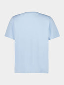 Casablanca - T-shirt Logo Montagne Bleu