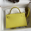 Hermes - Birkin 19 cm Jaune soleil