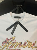 Amiri - T-shirt en coton écriture signature Blanc