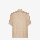 Fendi - Chemise en soie FF Beige