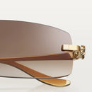 Cartier - Lunettes solaires Panthère Verres Marrons Dégradés