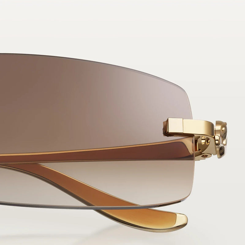 Cartier - Lunettes solaires Panthère Verres Marrons Dégradés