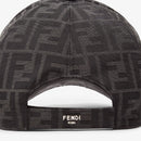 Casquette de baseball en tissu jacquard FF NOIR