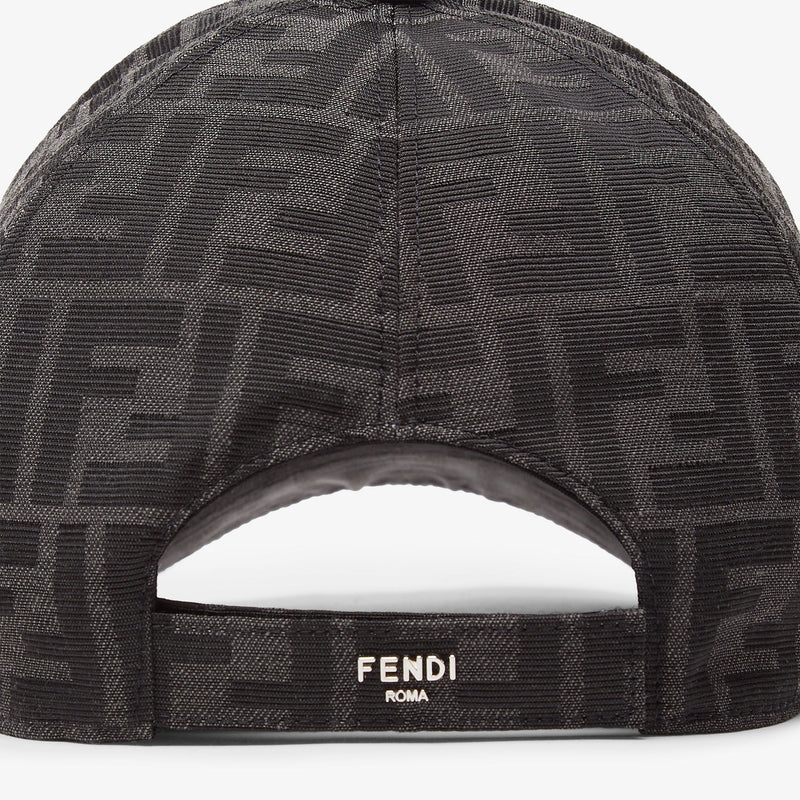 Casquette de baseball en tissu jacquard FF NOIR