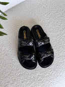 Chanel - Sandales Dad Noir/Bleu/Blanc/Beige/Bleu Marine