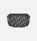 Mini sac Messenger à rabat Saddle Noir et Beige