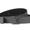 Louis Vuitton - Ceinture LV Taurillon 40 mm réversible Dark Grey