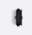 Sac Messenger à rabat Saddle Small Noir et Beige