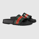 Gucci - Sandales en Caoutchouc Noir