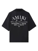 Amiri - Chemise en sois à logo imprimé Noir