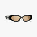 Chanel - Lunettes de soleil de Chat Noir & Blanc