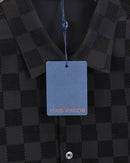 Louis Vuitton - Chemise manches longues motif damier LV Noir