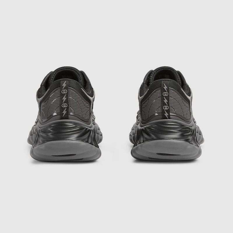 BASKETS GUCCI RIPPLE POUR HOMME Noir