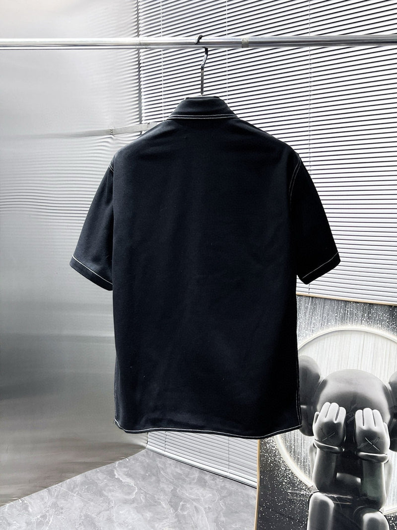 Prada - Ensemble Prada CHEMISE + SHORT en Denim Noir