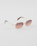 Prada - Lunettes De Soleil avec logo triangulaire Verres Caramel Dégradés