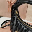 Miumiu - Wander matelassé nappa leather hobo bag