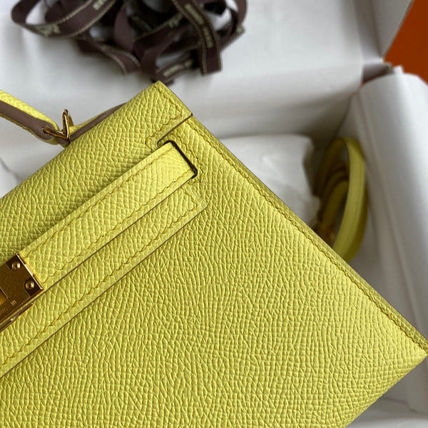 Hermes - Birkin 19 cm Jaune soleil
