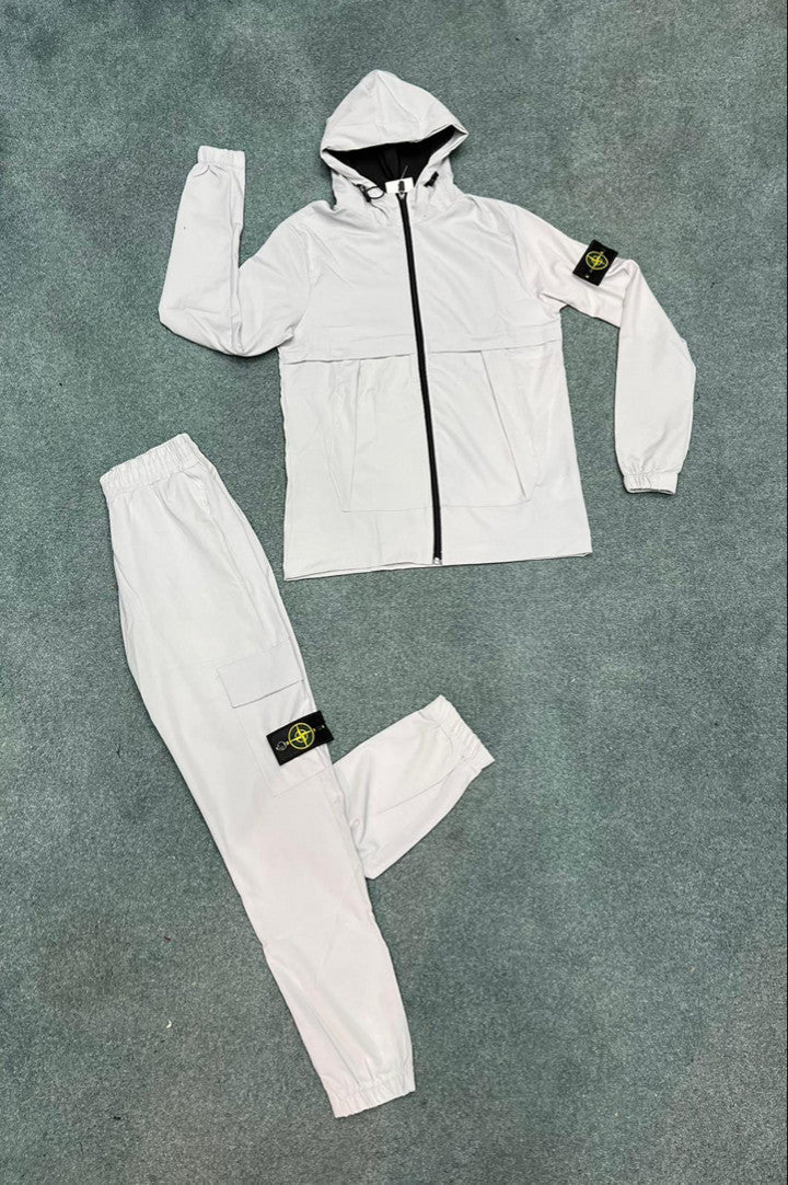 Stone Island - Survêtement Haut & Bas Blanc