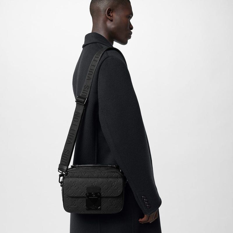 Sac messenger S Lock Noir