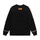Louis Vuitton - Pull en coton à motif Marques LV Noir