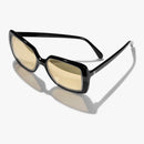 Chanel - Lunettes de soleil carrée Noir Verres Doré