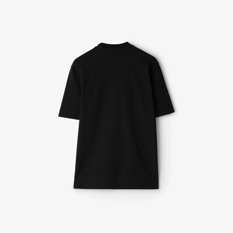 Burberry - T-shirt en coton EKD Noir