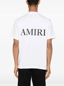 Amiri - T-shirt en coton à logo imprimé Blanc