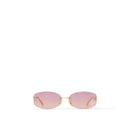 Louis Vuitton - Lunettes de soleil ovales LV Glam 2.0 Rose