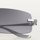 Cartier - Lunettes solaires Panthère Gris / Verres Gris Dégradés