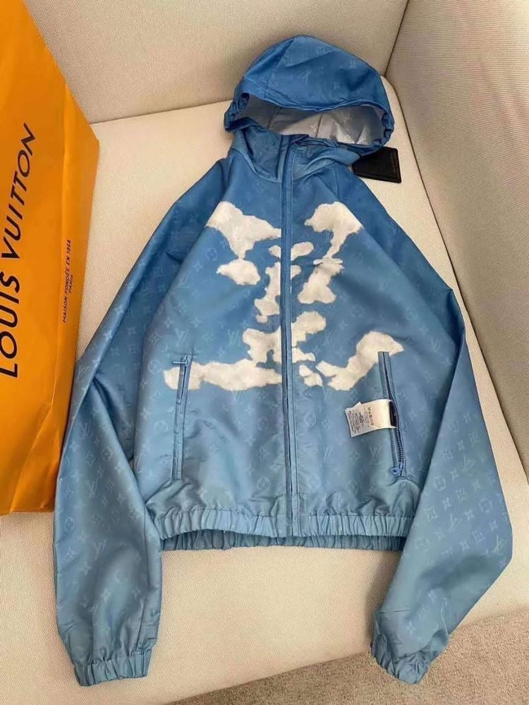 Louis Vuitton - Coupe-vent monogramme Bleu