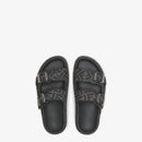Fendi - Sandales Fendi Feel
en tissu jacquard FF Noir