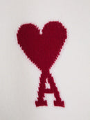Ami Paris - Pull Ami Blanc Coeur Rouge
