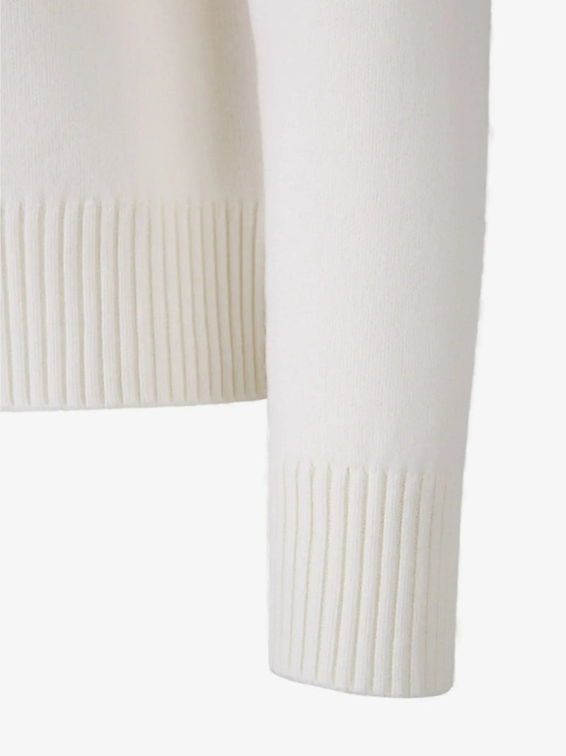 Ami Paris - Pull Ami Blanc Coeur Rouge