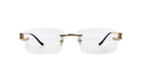 Cartier - Lunettes solaires Panthère Monture Or Verres Transparent