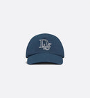 Dior - Casquette Dior Oblique placé Bleu Marine