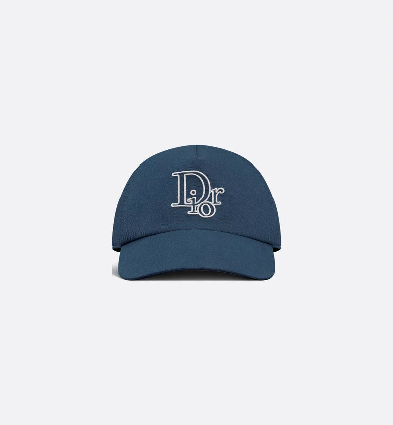 Dior - Casquette Dior Oblique placé Bleu Marine