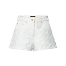 Louis Vuitton - Short en denim Monogram Fil Coupé Blanc