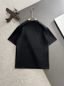 Fendi - T-shirt avec logo Fendi en blanc et jaune, avec motif de points - Noir