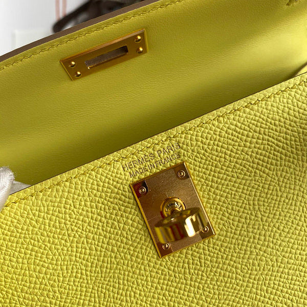 Hermes - Birkin 19 cm Jaune soleil