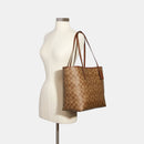 City Tote In Signature Canvas